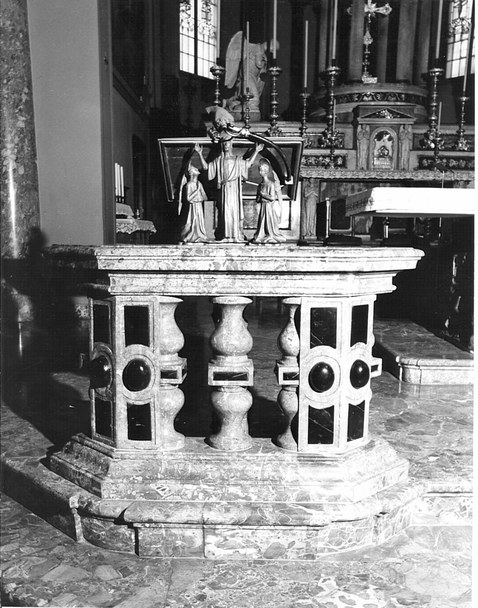 balaustrata, opera isolata - bottega lombarda (sec. XVIII)