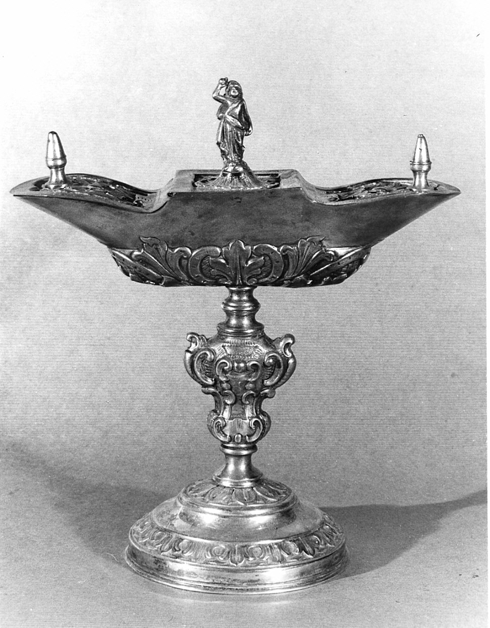 navicella portaincenso, opera isolata - bottega lombarda (sec. XIX)