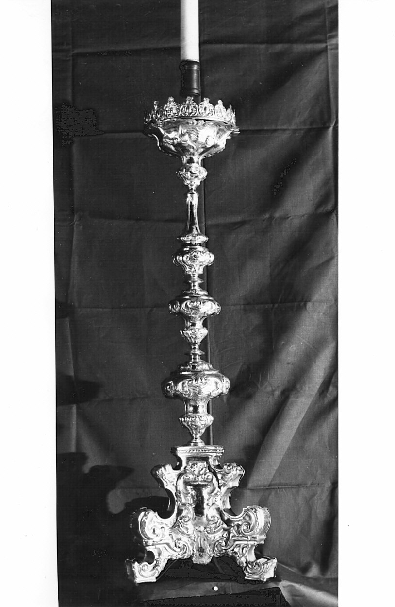 candeliere, serie - bottega lombarda (sec. XVIII)