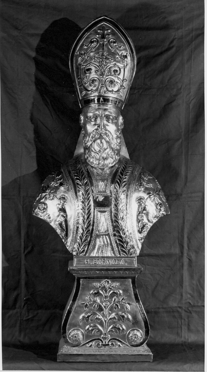 San Barnaba (busto, opera isolata) - bottega lombarda (sec. XIX)