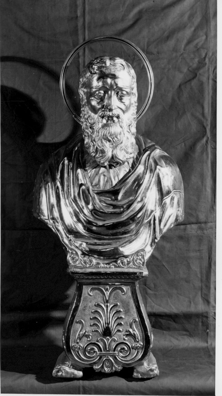 Santo (busto, opera isolata) - bottega lombarda (sec. XIX)