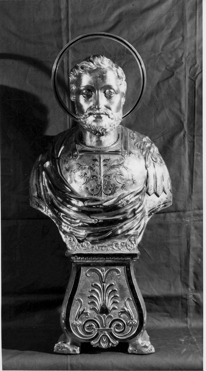 San Fermo (?) (busto, opera isolata) - bottega lombarda (sec. XIX)