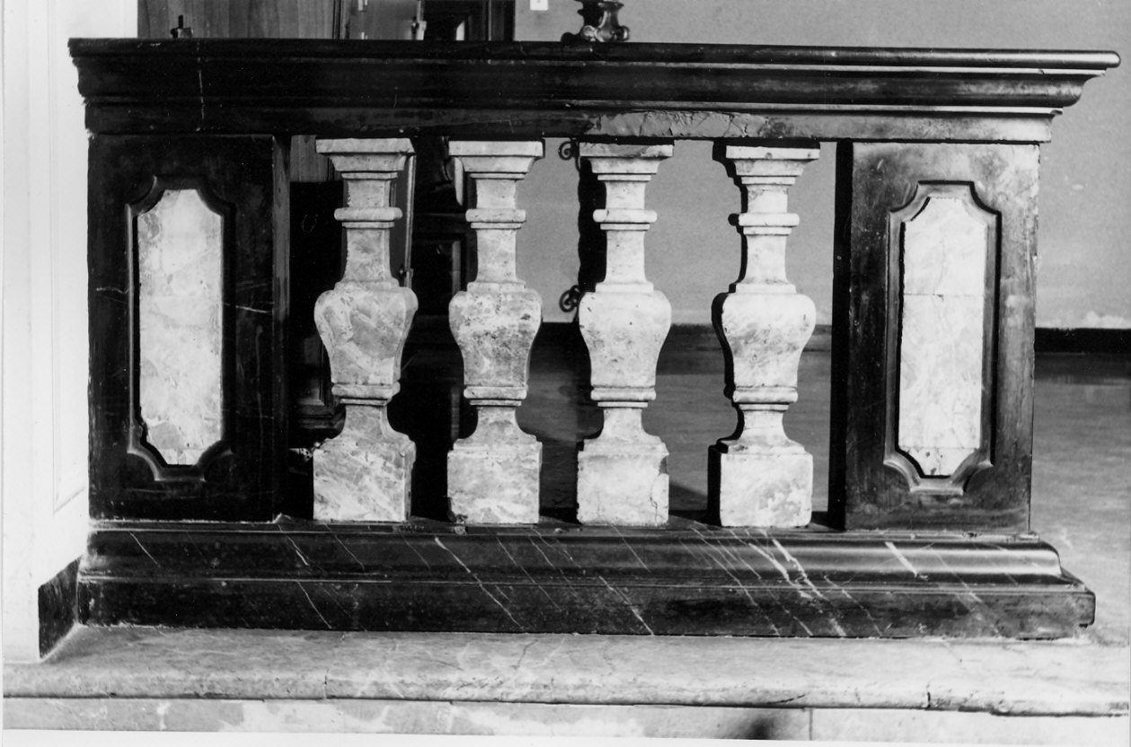 balaustrata, opera isolata - bottega lombarda (sec. XIX)