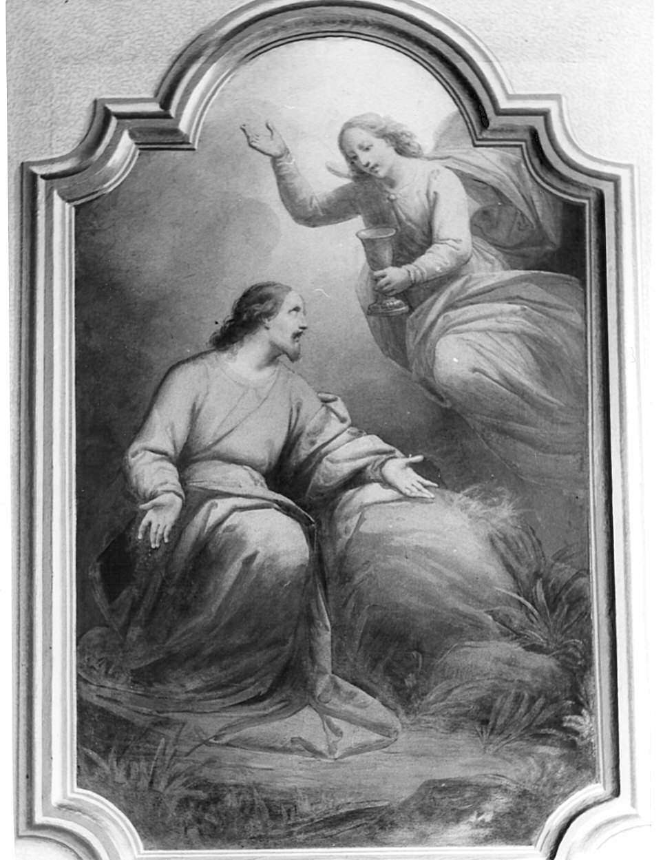 orazione di Cristo nell'orto di Getsemani (dipinto, elemento d'insieme) di Valtorta Giovanni (attribuito) (sec. XIX)