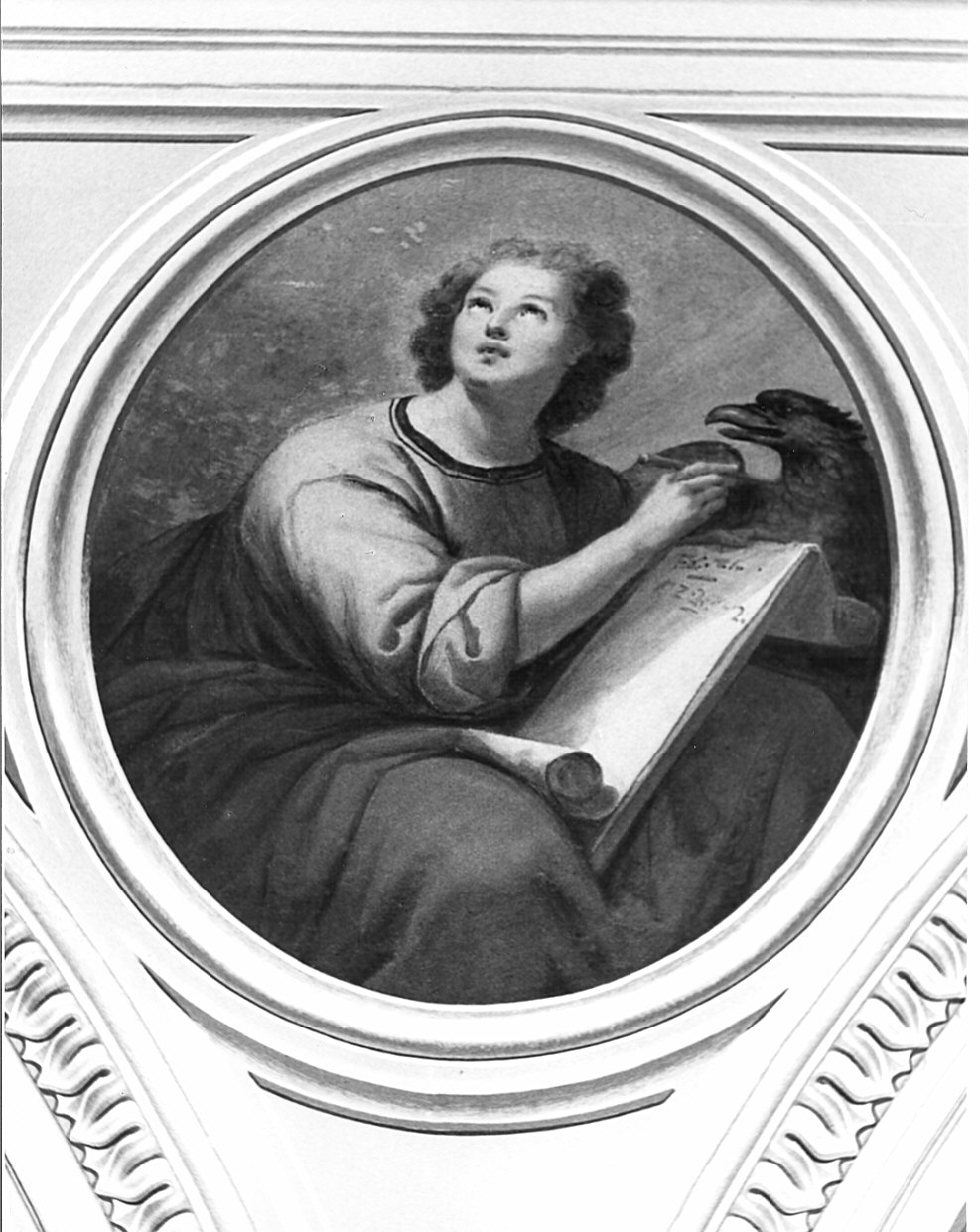 San Giovanni Evangelista (dipinto, elemento d'insieme) di Valtorta Giovanni (attribuito) (sec. XIX)