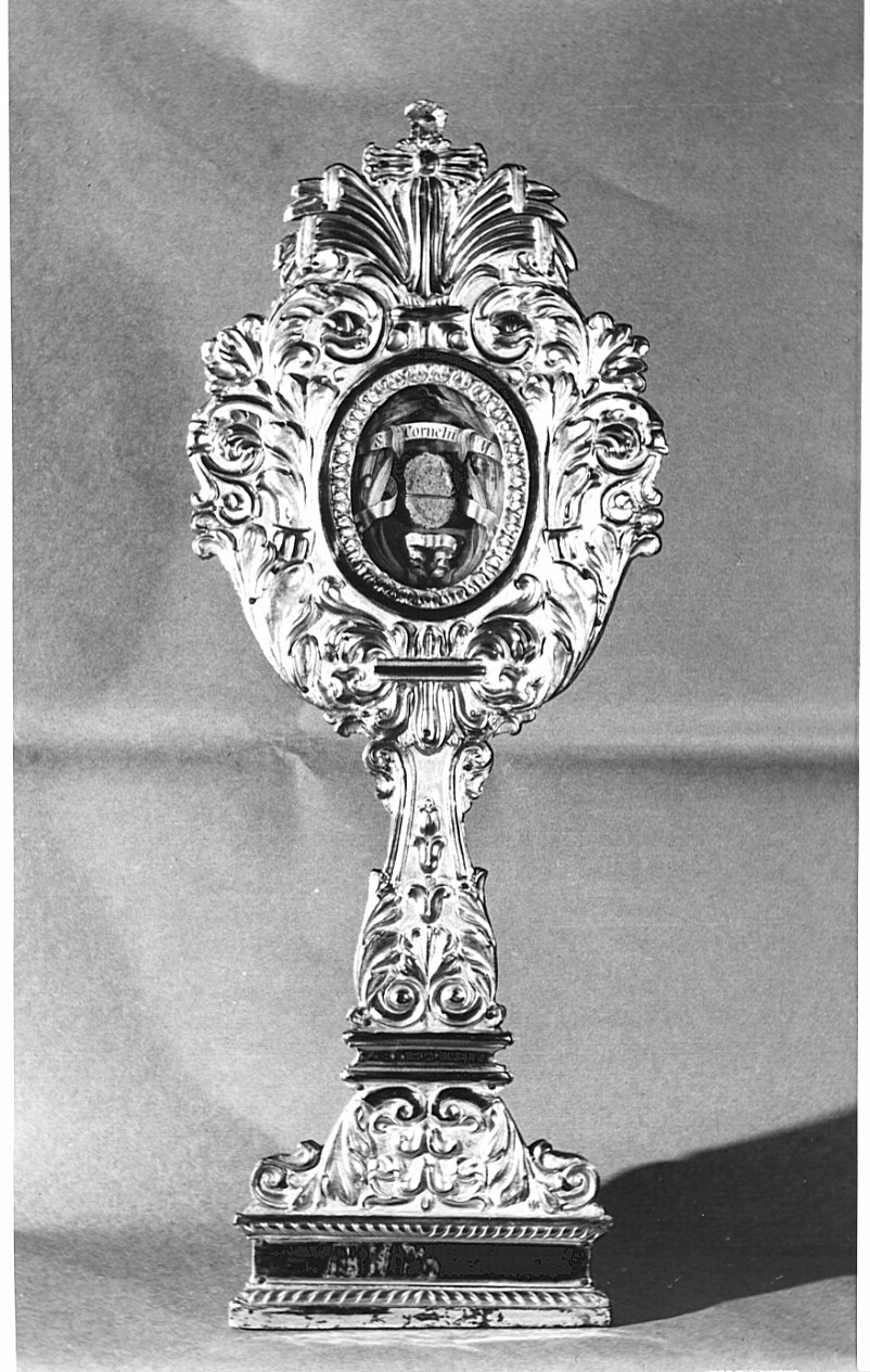 reliquiario - a ostensorio, serie - bottega lombarda (sec. XIX)