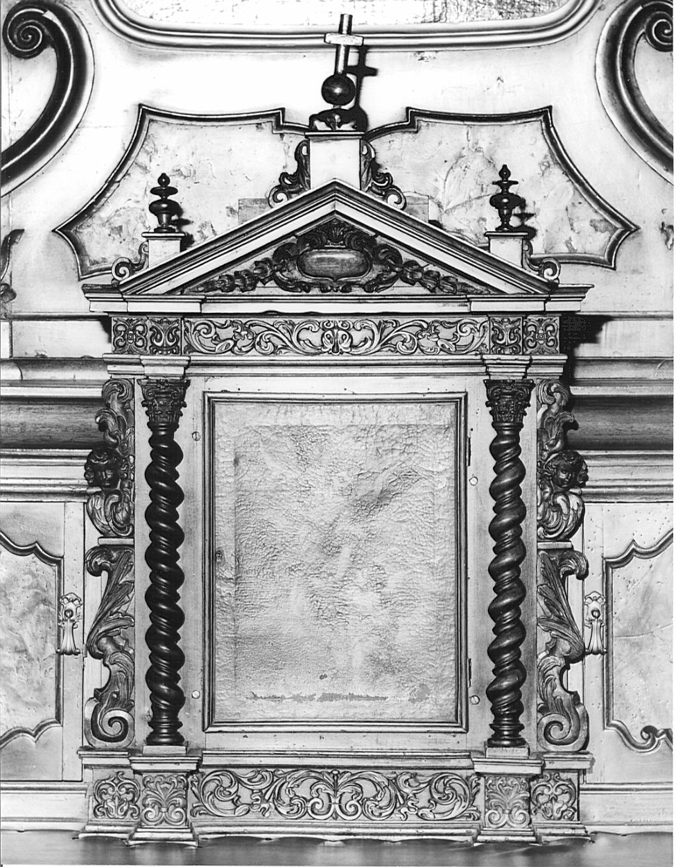 armadietto per oli santi, opera isolata - bottega lombarda (sec. XVIII)