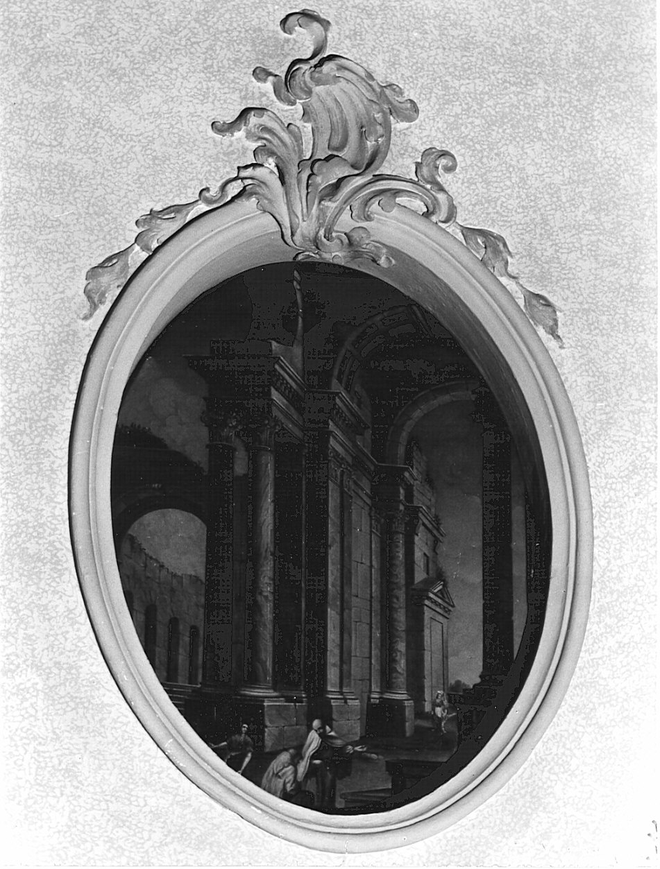 cartigli (decorazione plastica, elemento d'insieme) - bottega lombarda (sec. XVIII)