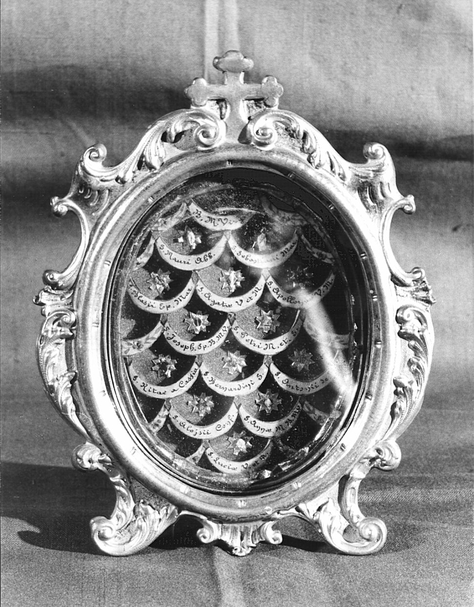 reliquiario - a tabella, opera isolata - bottega lombarda (sec. XIX)