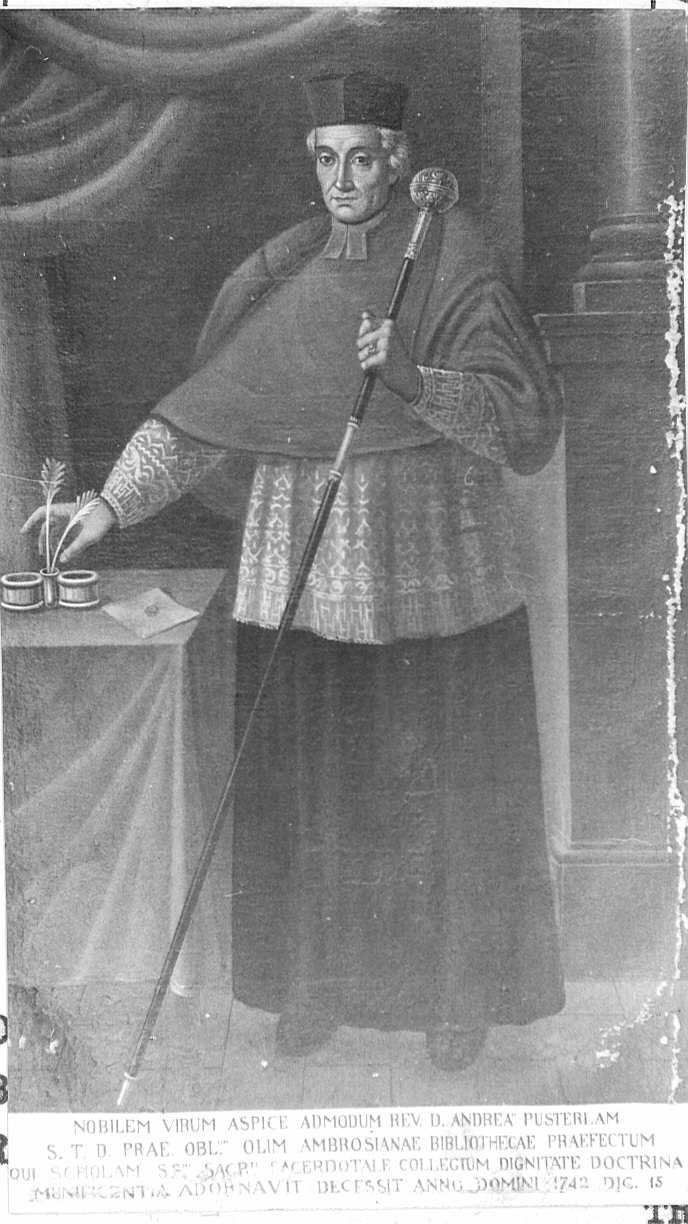 Andrea Pusterla (dipinto, opera isolata) - ambito lombardo (sec. XVIII)