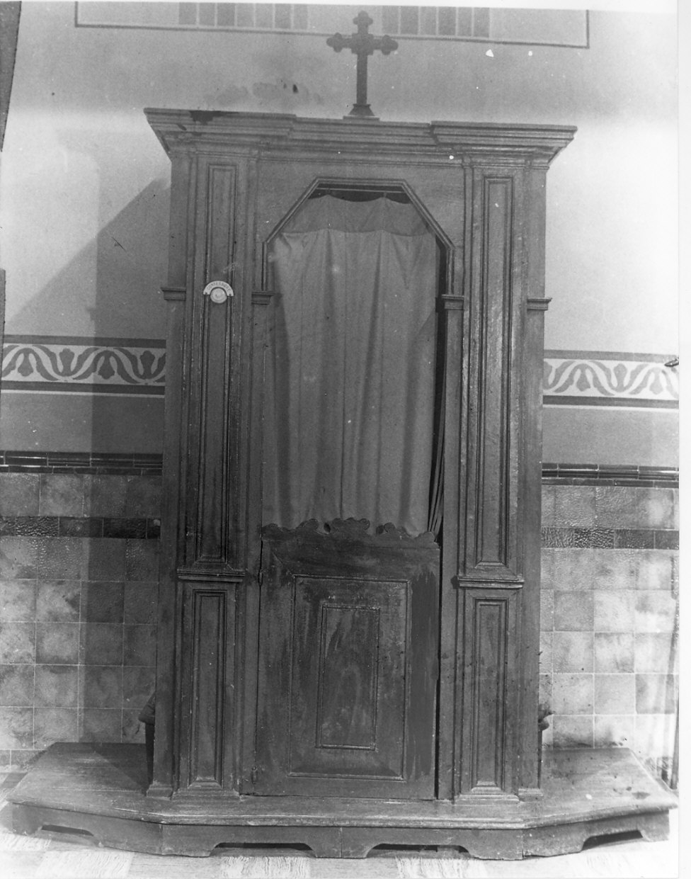 confessionale, opera isolata - bottega lombarda (secc. XVIII/ XIX)