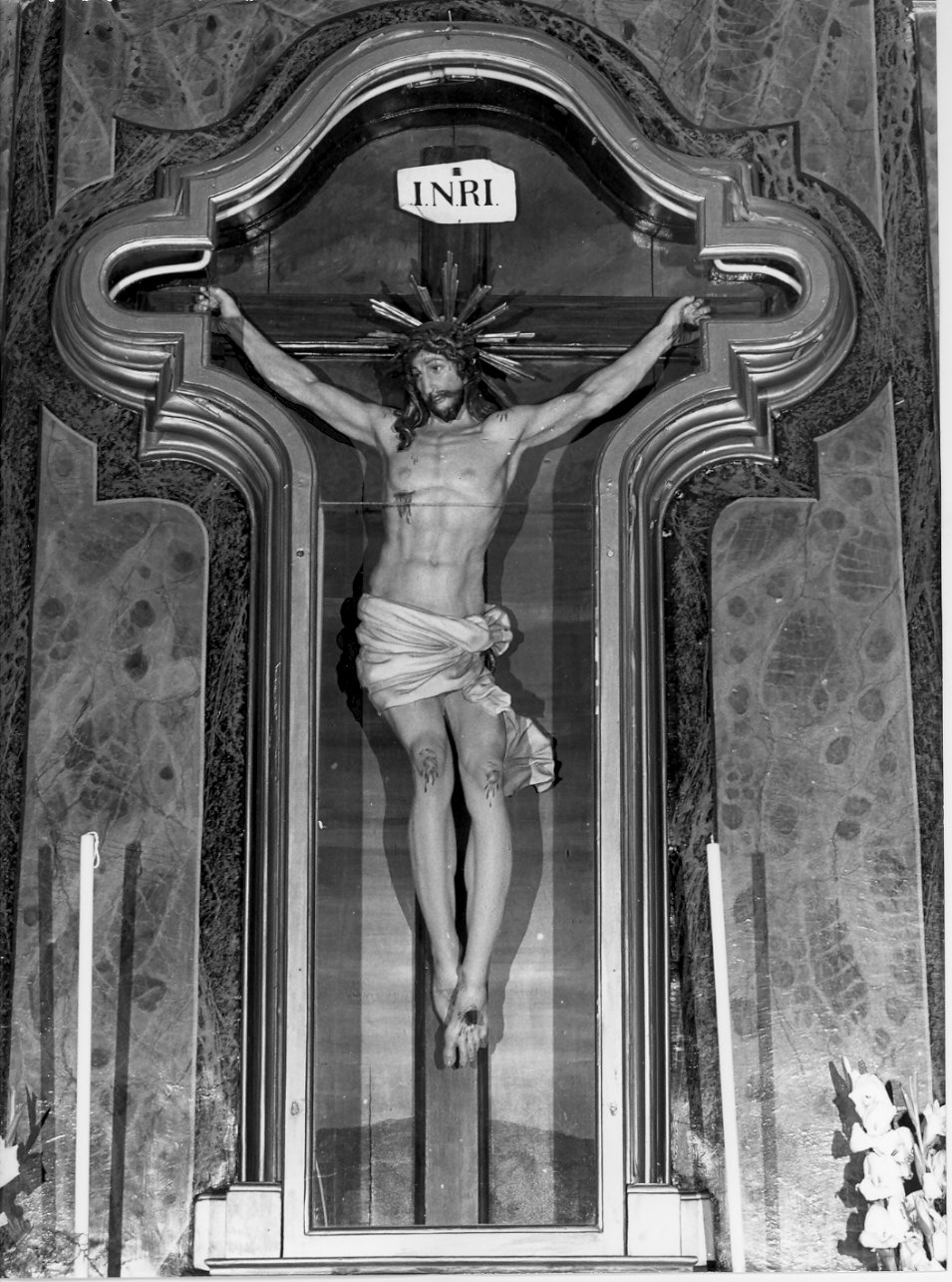 crocifisso, opera isolata - bottega lombarda (sec. XVIII)