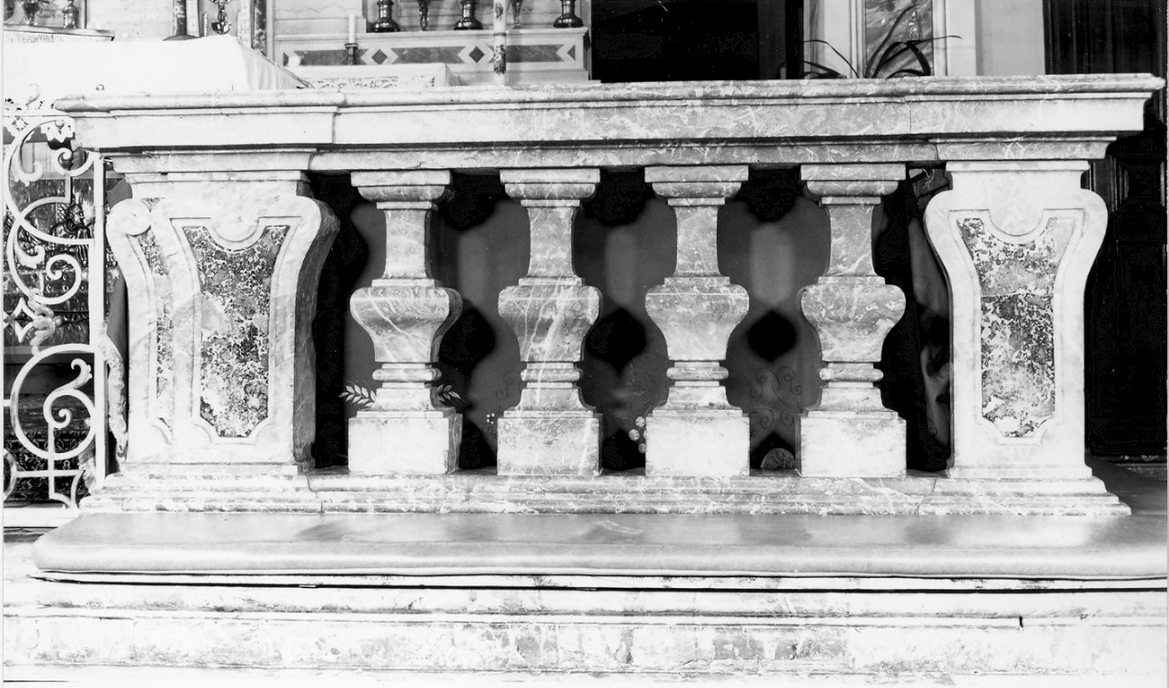 balaustrata, opera isolata - bottega lombarda (sec. XVIII)