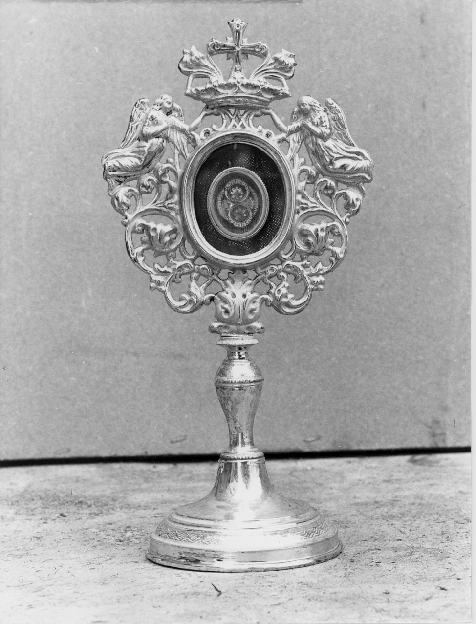 reliquiario - a ostensorio, opera isolata - bottega lombarda (fine sec. XIX)