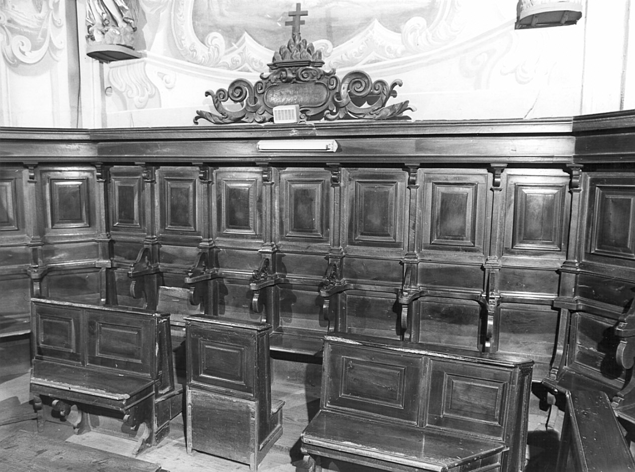 stalli del coro, opera isolata - bottega lombarda (sec. XIX)