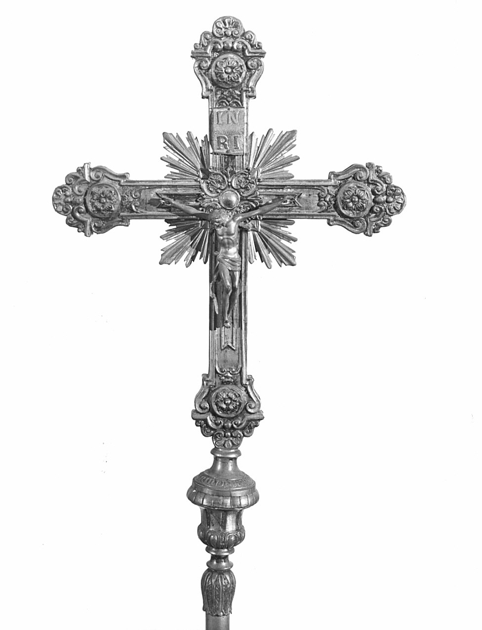 croce processionale, opera isolata - bottega lombarda (sec. XIX)