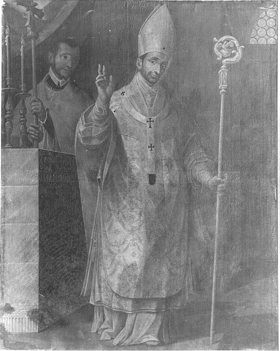 San Carlo Borromeo (dipinto, opera isolata) - ambito lombardo (sec. XVII)