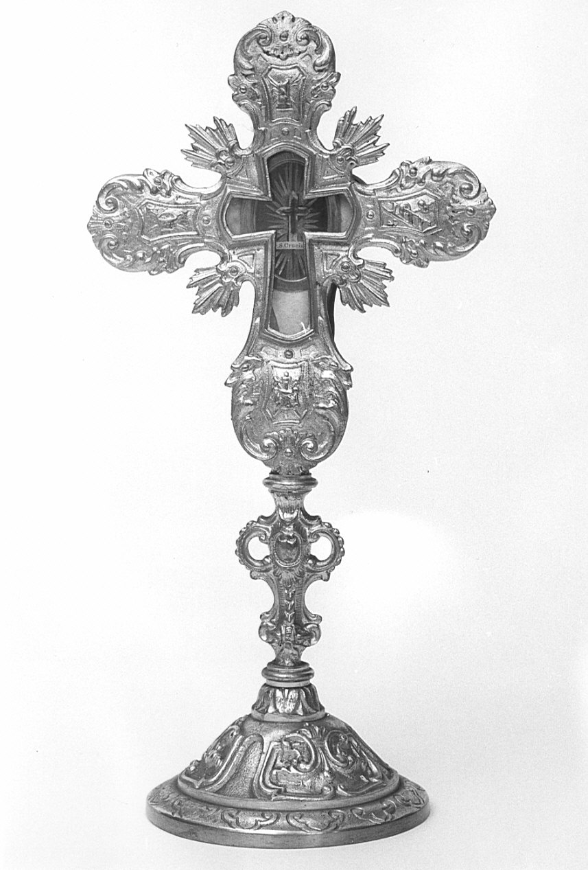 stauroteca, opera isolata - bottega lombarda (sec. XIX)