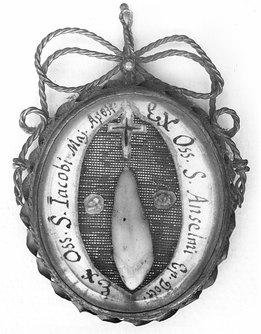 reliquiario a capsula - a medaglione, opera isolata - bottega lombarda (sec. XVIII)