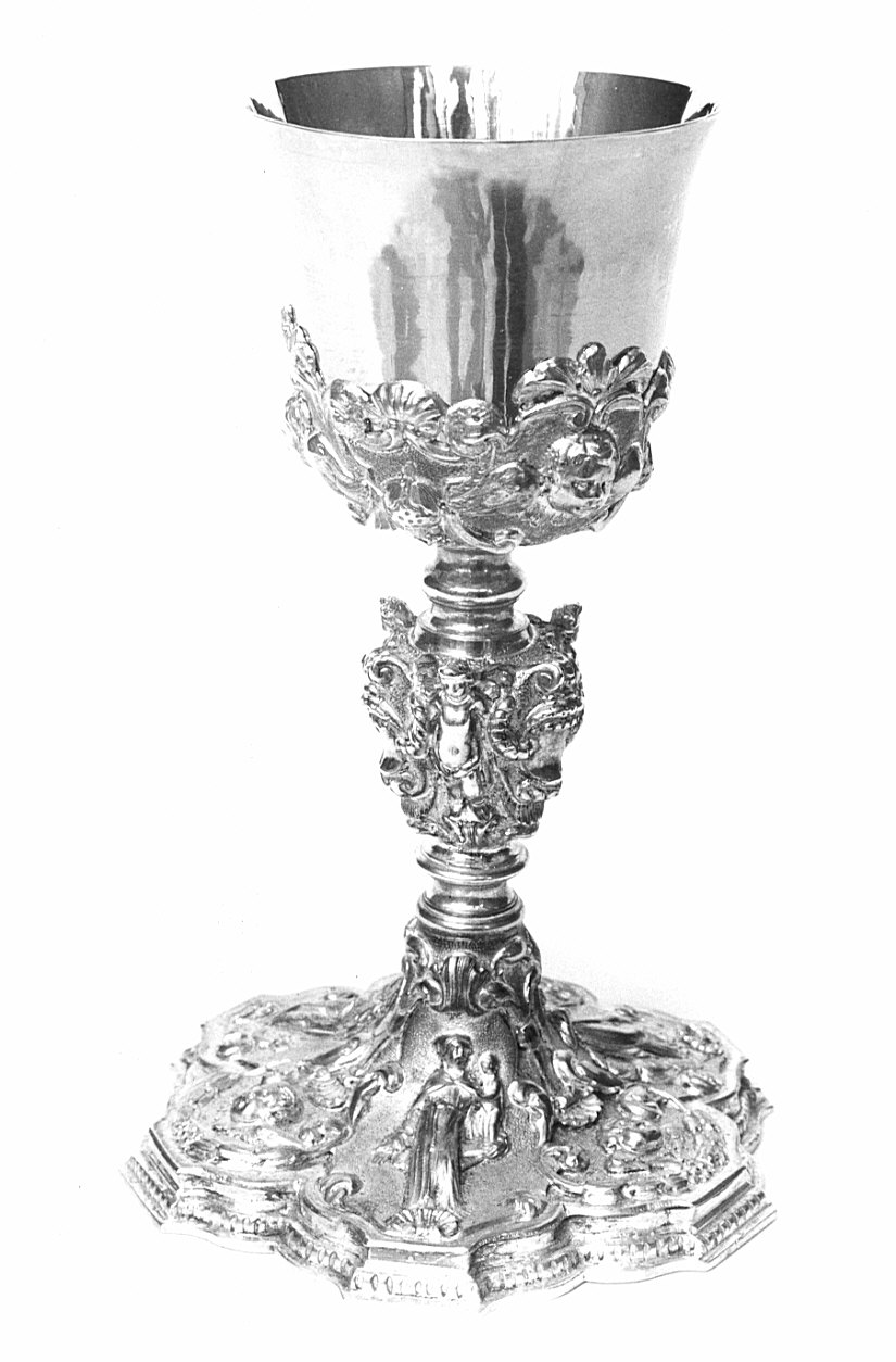calice, opera isolata - bottega lombarda (sec. XVIII)