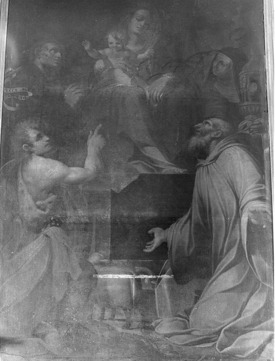 Madonna con Bambino e Santi (dipinto, opera isolata) - ambito lombardo (sec. XVII)