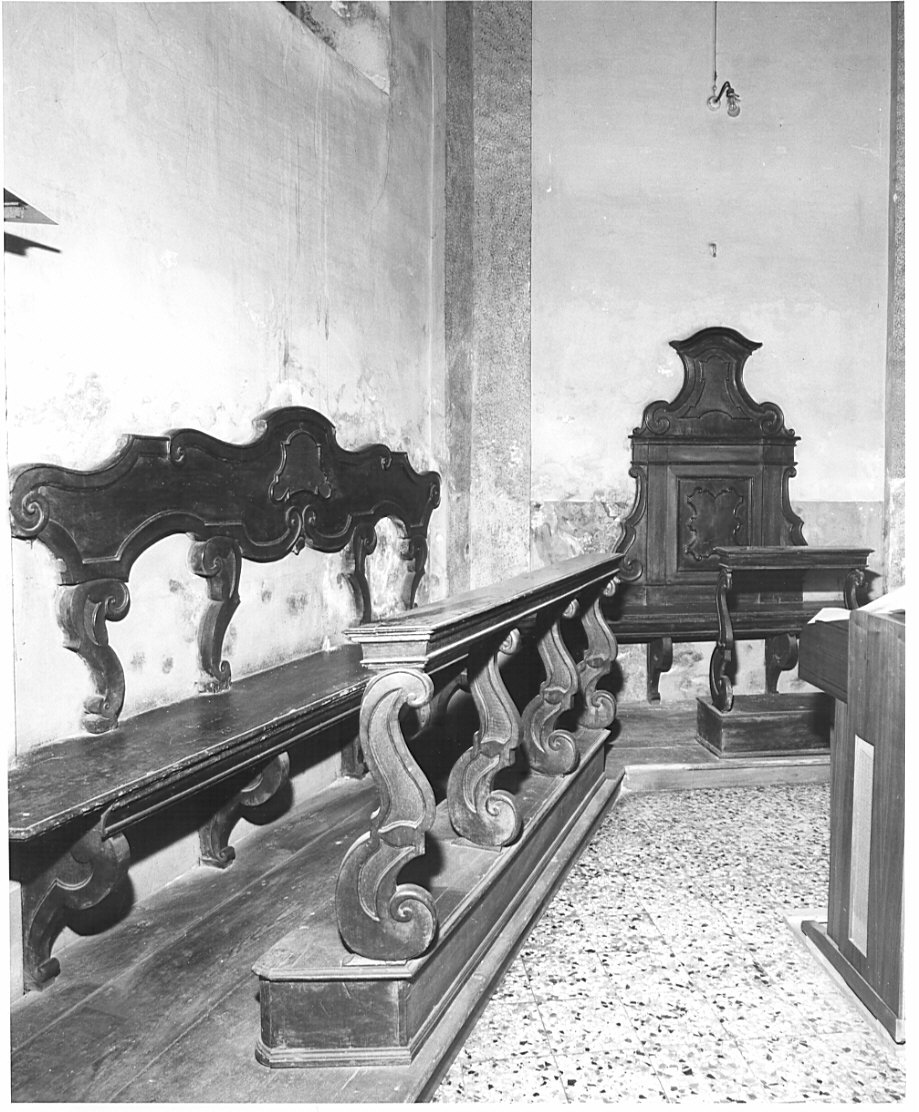 panca, coppia - bottega lombarda (prima metà sec. XVIII)
