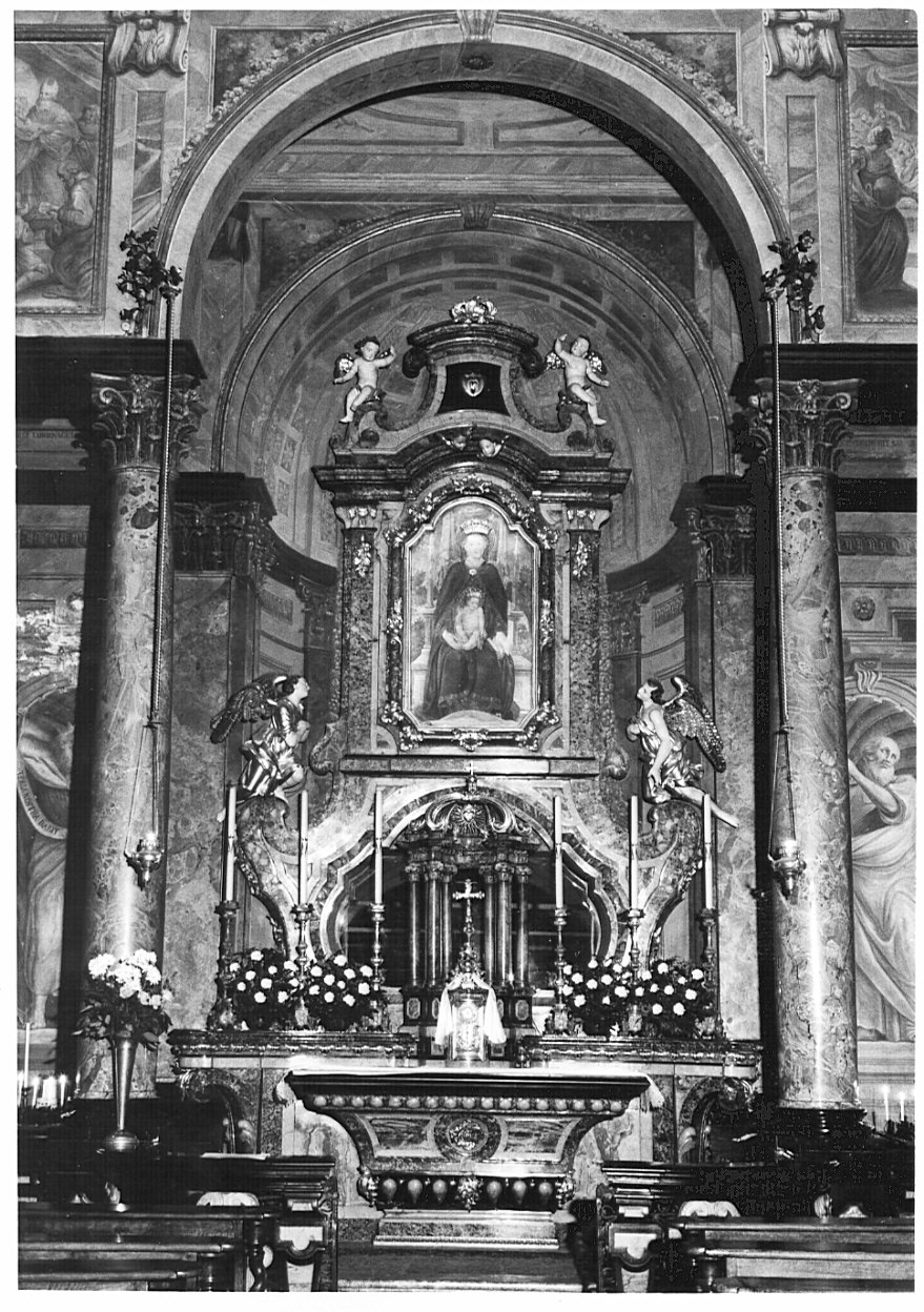 altare maggiore, complesso decorativo di Riccardi Donnino (sec. XVIII)