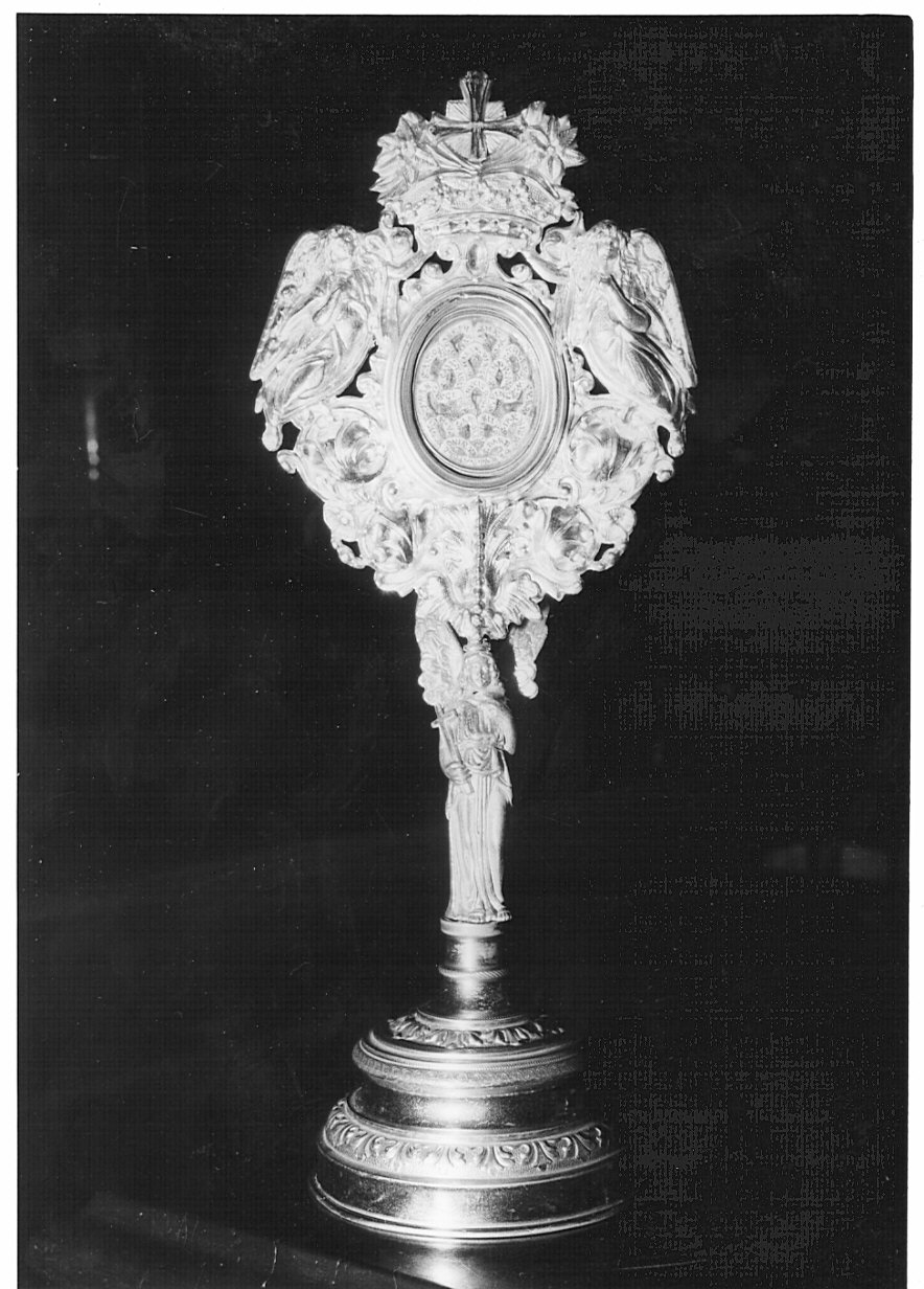 reliquiario - a ostensorio, opera isolata - bottega lombarda (fine sec. XIX)