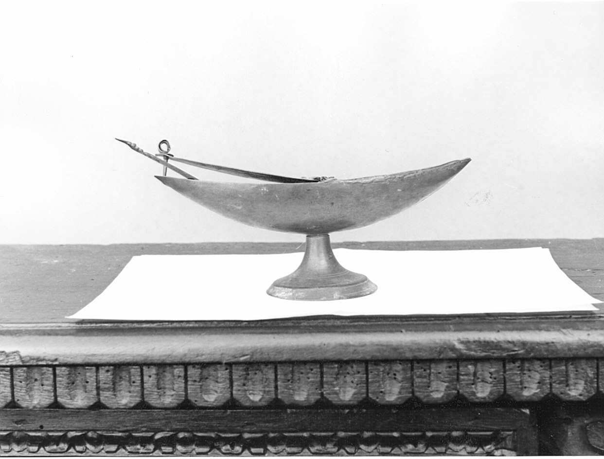 navicella portaincenso, opera isolata - bottega lombarda (fine/inizio secc. XVII/ XVIII)