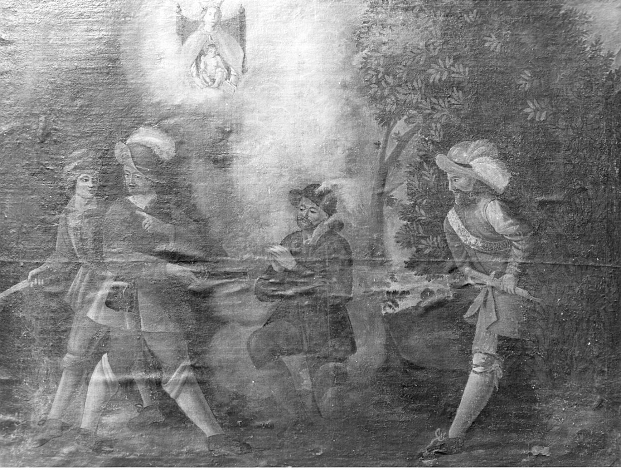 miracolo della Madonna (ex voto, opera isolata) - ambito lombardo (fine/inizio secc. XVII/ XVIII)