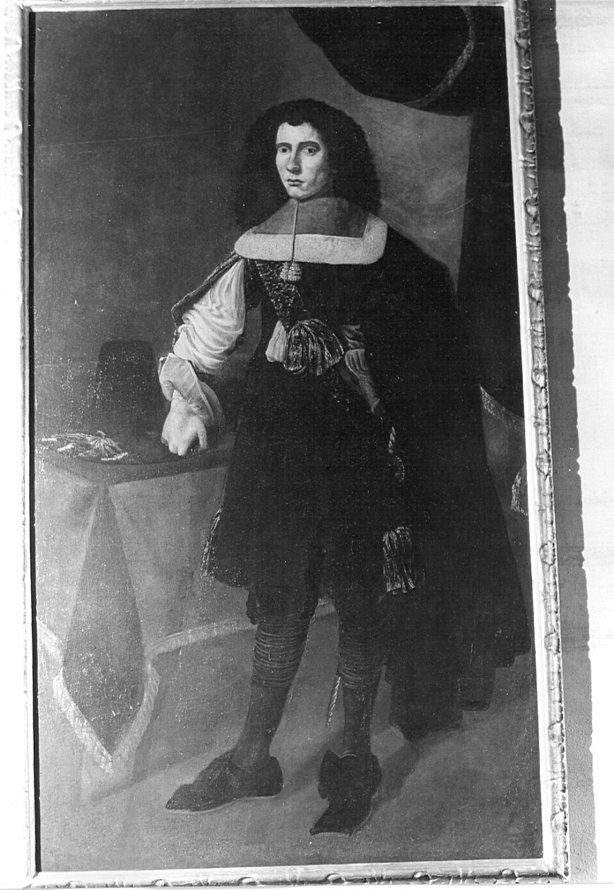 ritratto d'uomo (dipinto, opera isolata) - ambito lombardo (seconda metà sec. XVI)