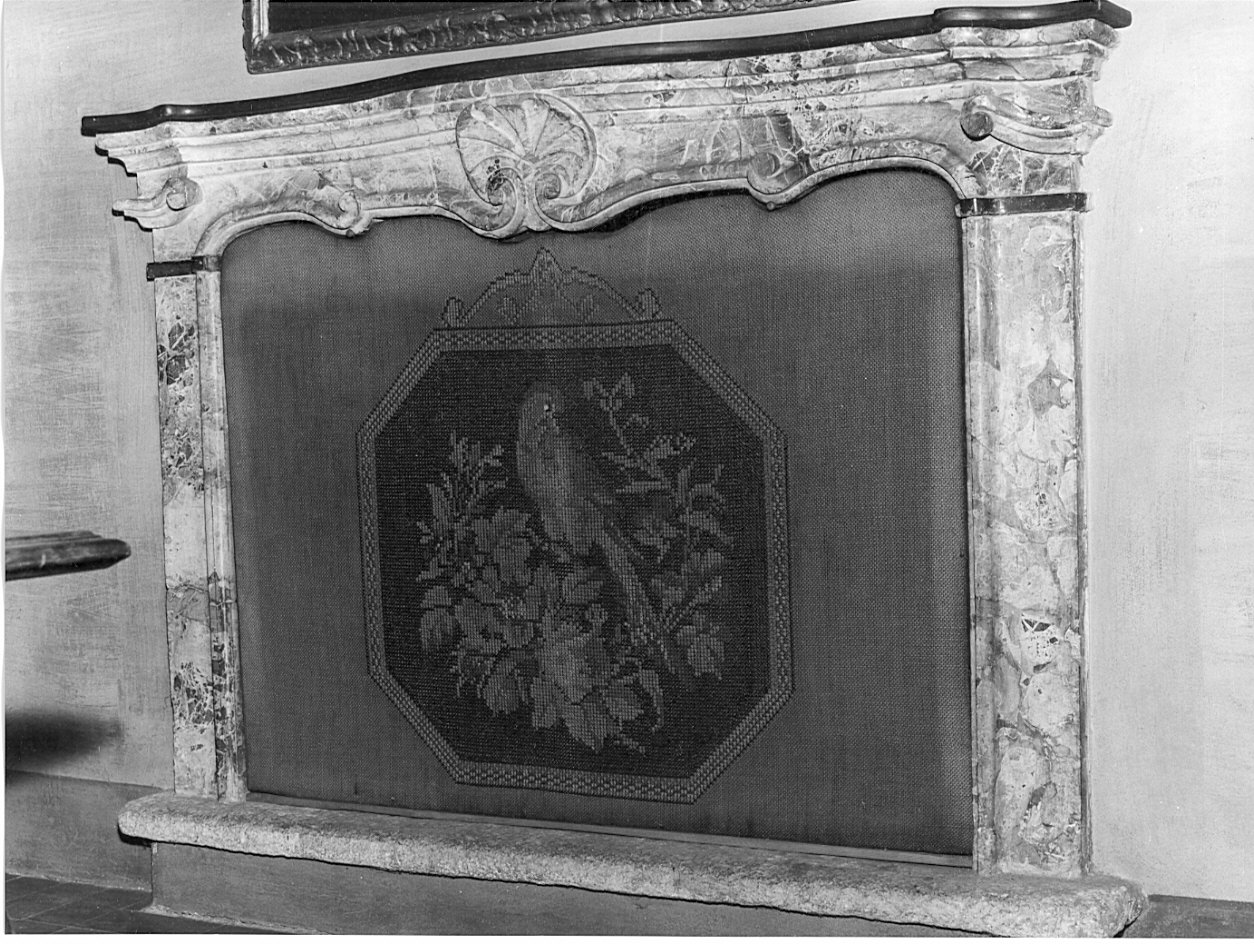 caminetto, opera isolata - bottega Italia settentrionale (sec. XVIII)