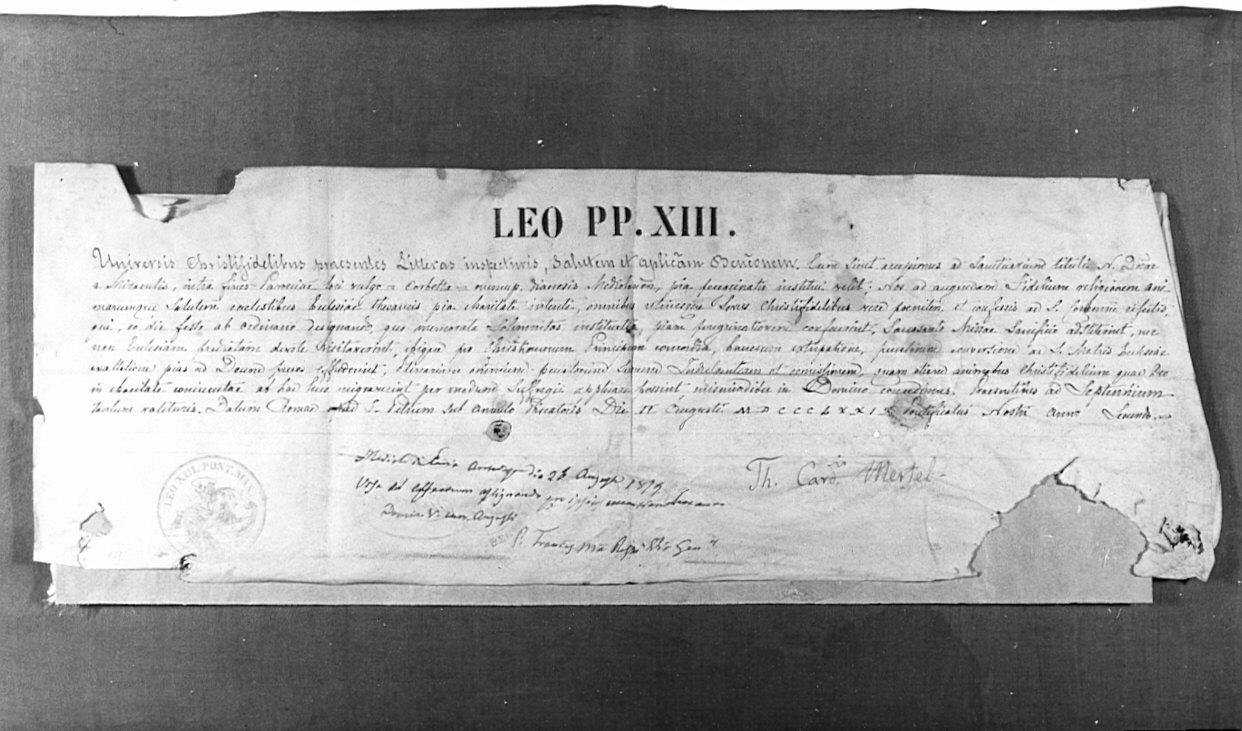 breve devozionale, opera isolata - bottega romana (sec. XIX)