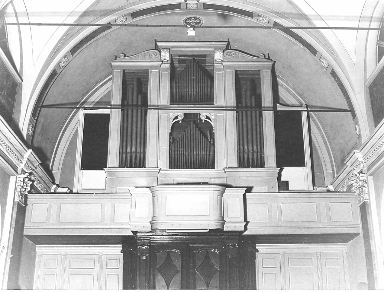 tribuna d'organo, opera isolata - bottega lombarda (sec. XIX)