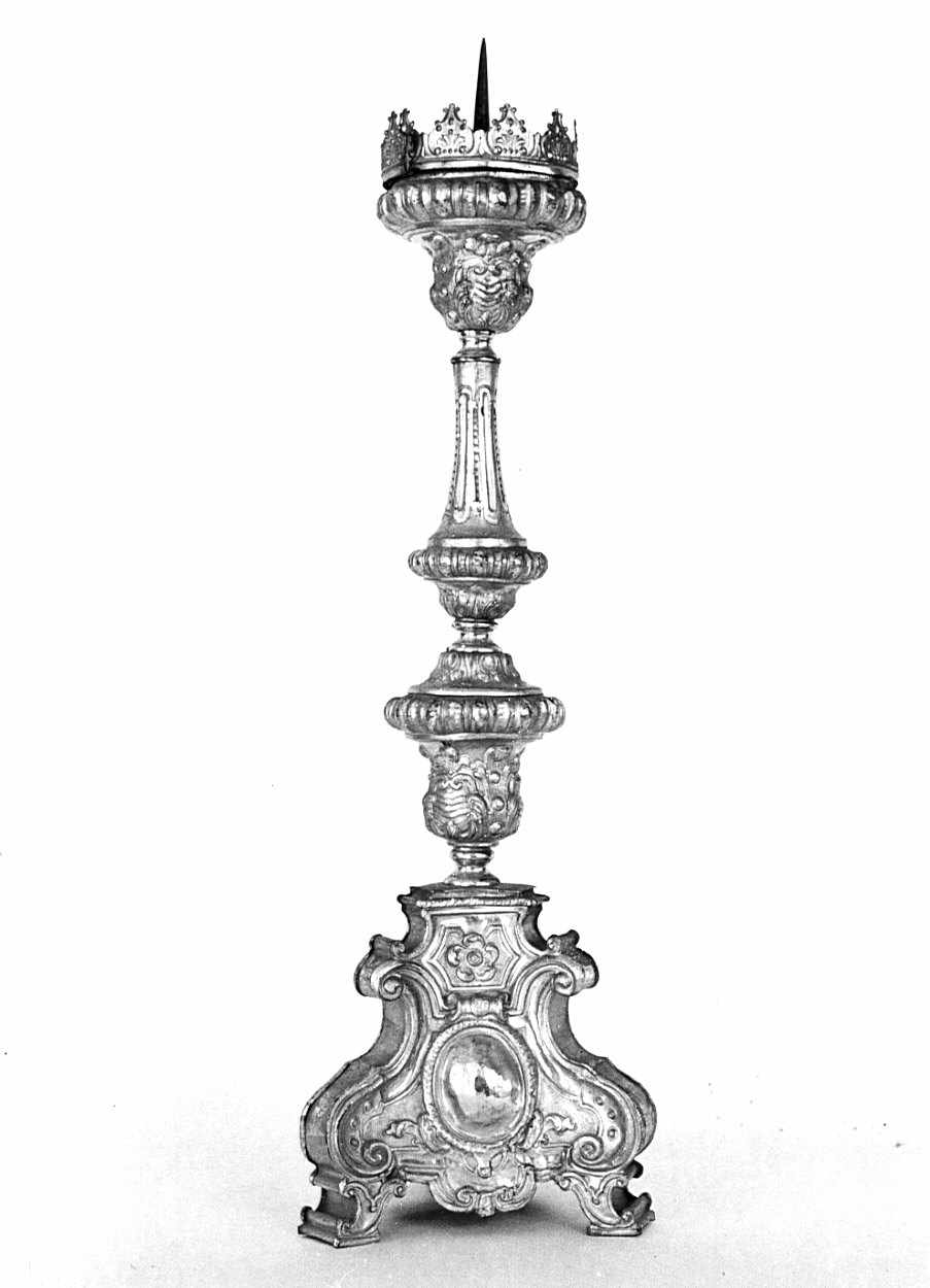 candeliere, serie - bottega lombarda (sec. XVIII)