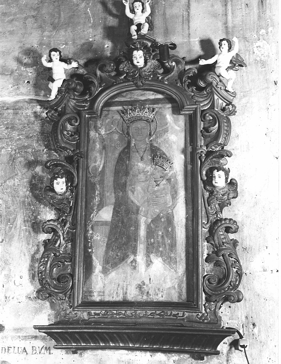 cornice di dipinto, opera isolata - bottega lombarda (sec. XVII)