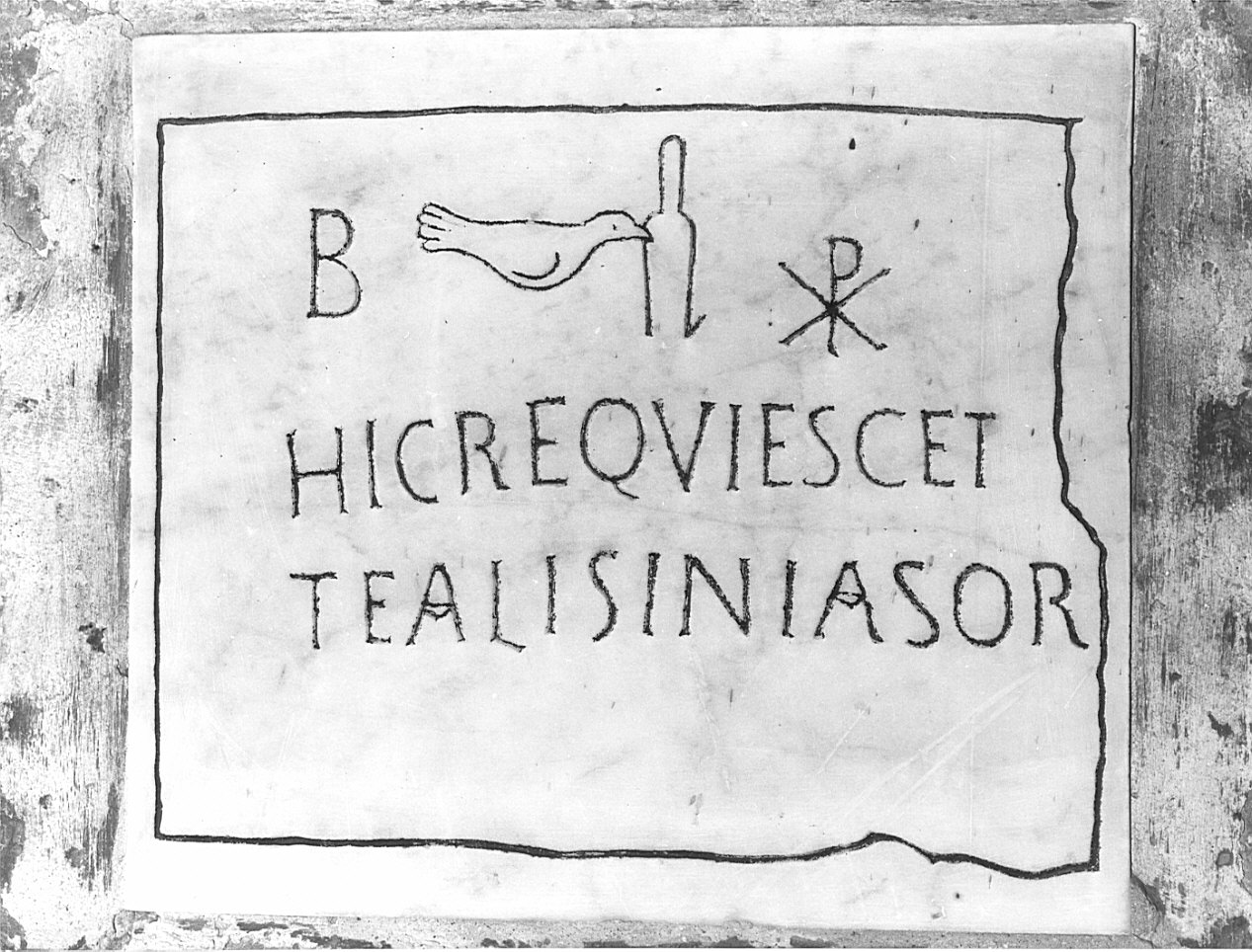 lapide commemorativa, opera isolata - bottega lombarda (fine/inizio secc. XI/ XII)