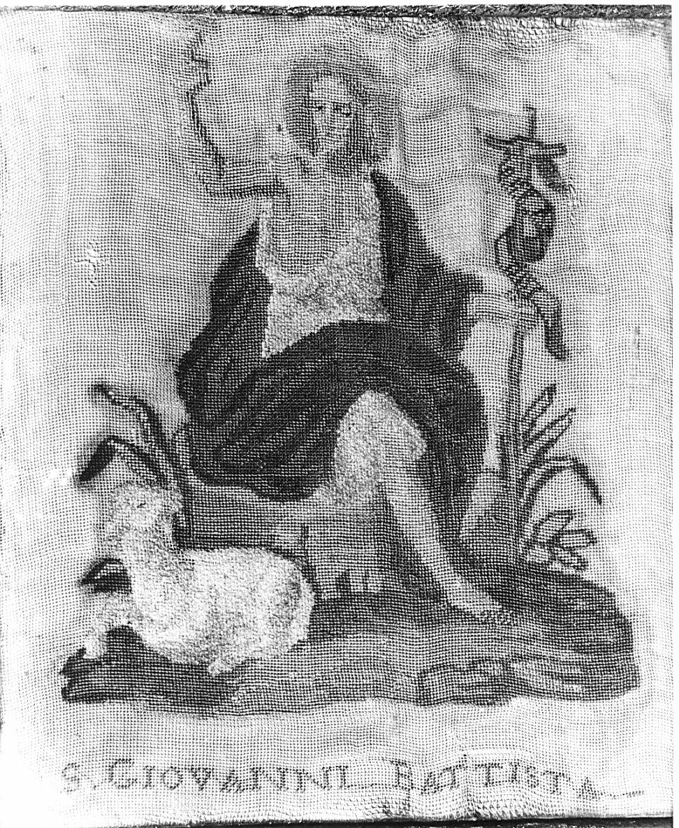 San Giovanni Battista (ex voto, opera isolata) - manifattura lombarda (sec. XIX)