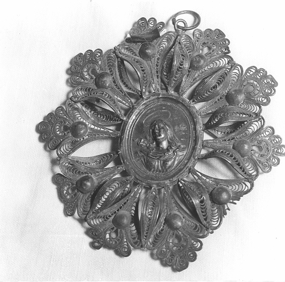 medaglione, opera isolata - bottega lombarda (sec. XVIII)