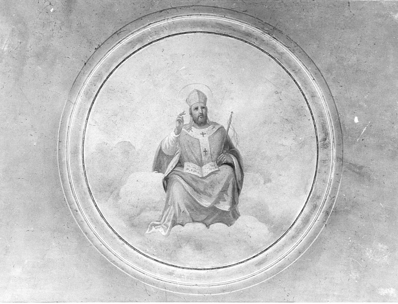 Sant'Ambrogio (dipinto, opera isolata) di Farina Carlo (sec. XIX)