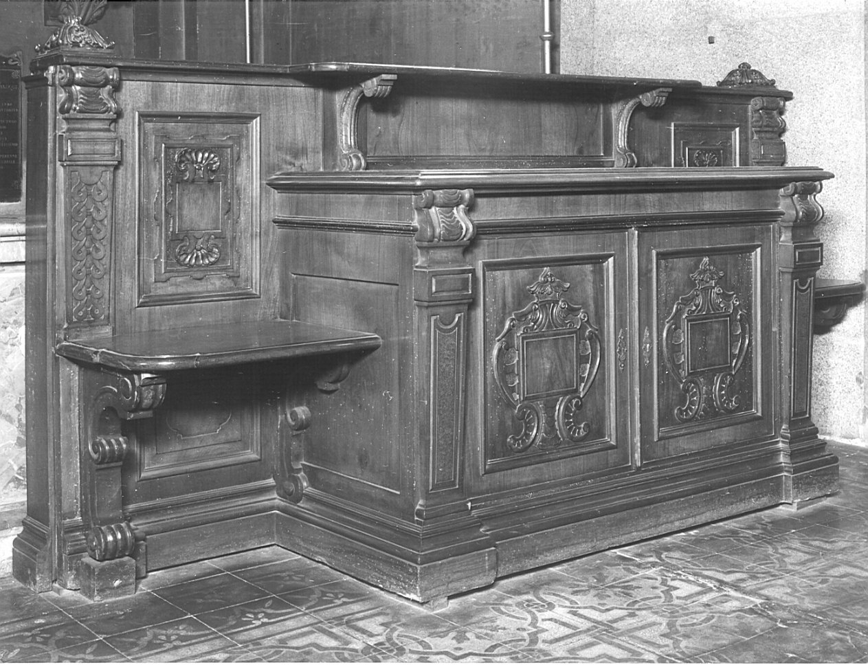 credenza, opera isolata - bottega lombarda (sec. XIX)