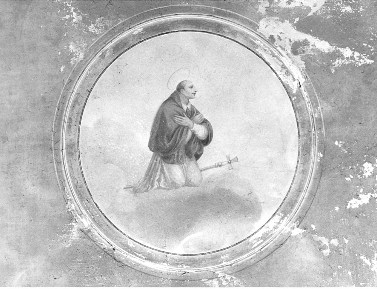 San Carlo Borromeo (dipinto, opera isolata) di Farina Carlo (sec. XIX)