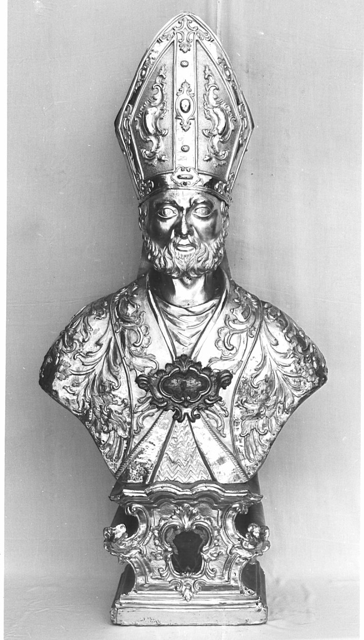 San Biagio (reliquiario - a busto, opera isolata) - bottega lombarda (sec. XVIII)