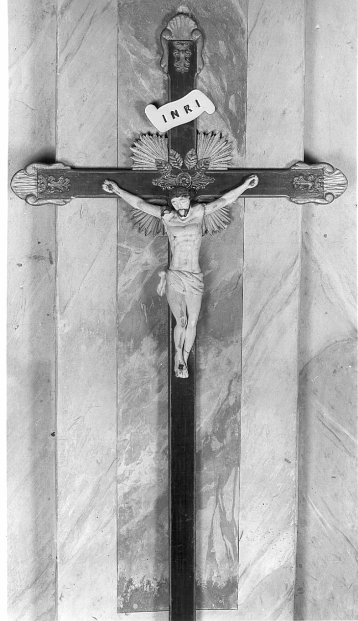 Cristo crocifisso (croce processionale, opera isolata) - bottega lombarda (sec. XIX)