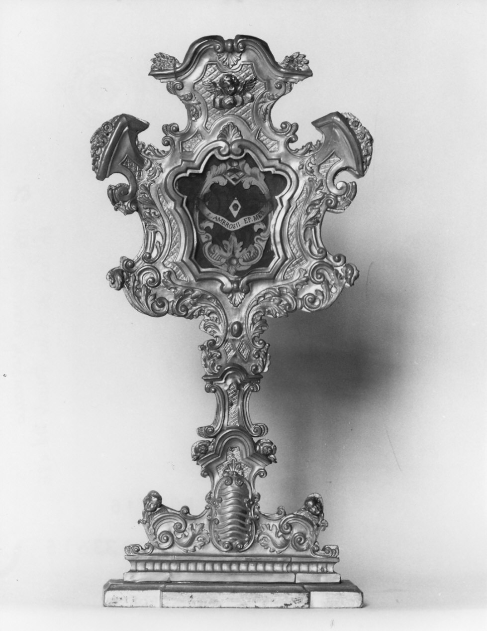 reliquiario, serie - bottega lombarda (sec. XVIII)