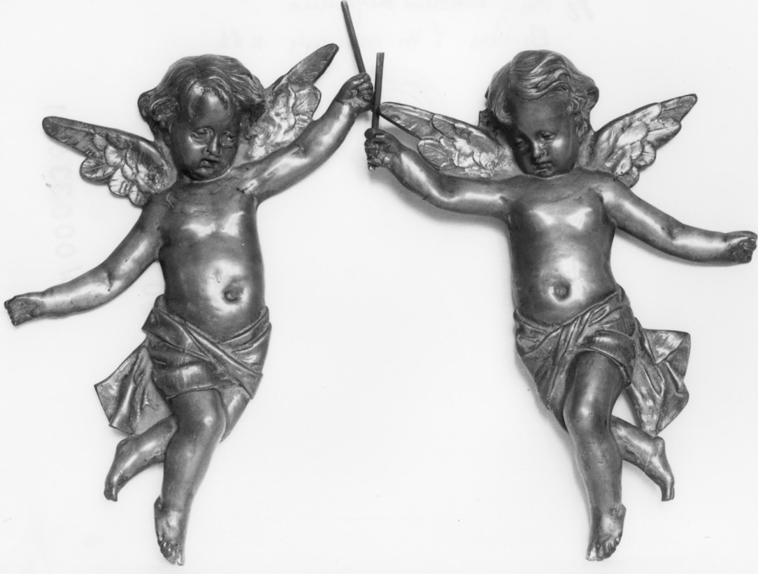 angioletti (statua) - bottega lombarda (sec. XIX)