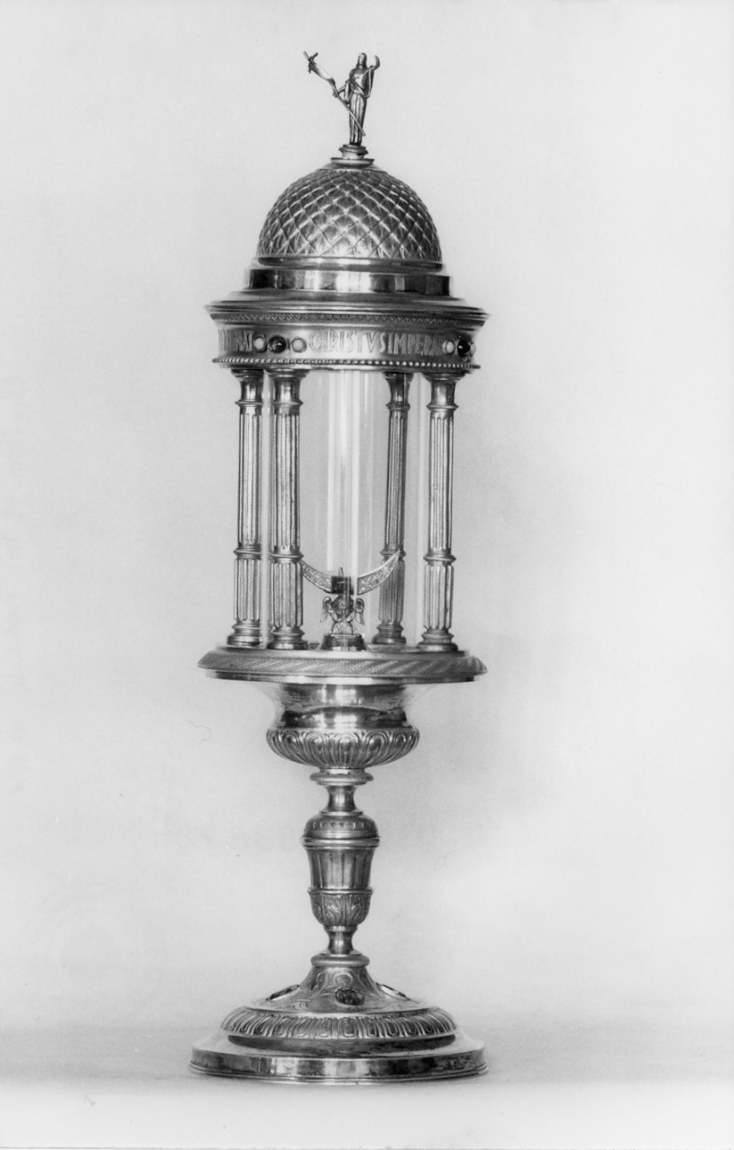 ostensorio, opera isolata - bottega lombarda (sec. XIX)