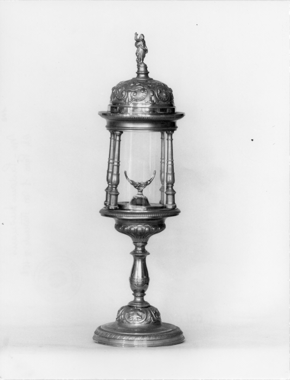 ostensorio, opera isolata - bottega lombarda (sec. XIX)