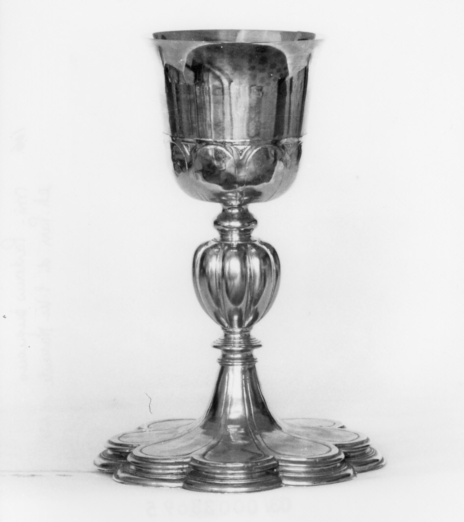 calice, opera isolata - bottega lombarda (sec. XVII, sec. XIX)
