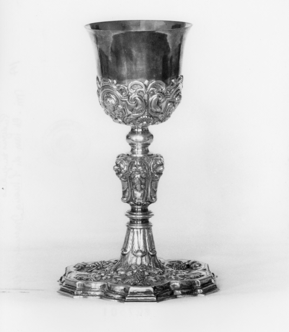 calice, opera isolata - bottega lombarda (secc. XVII/ XVIII)